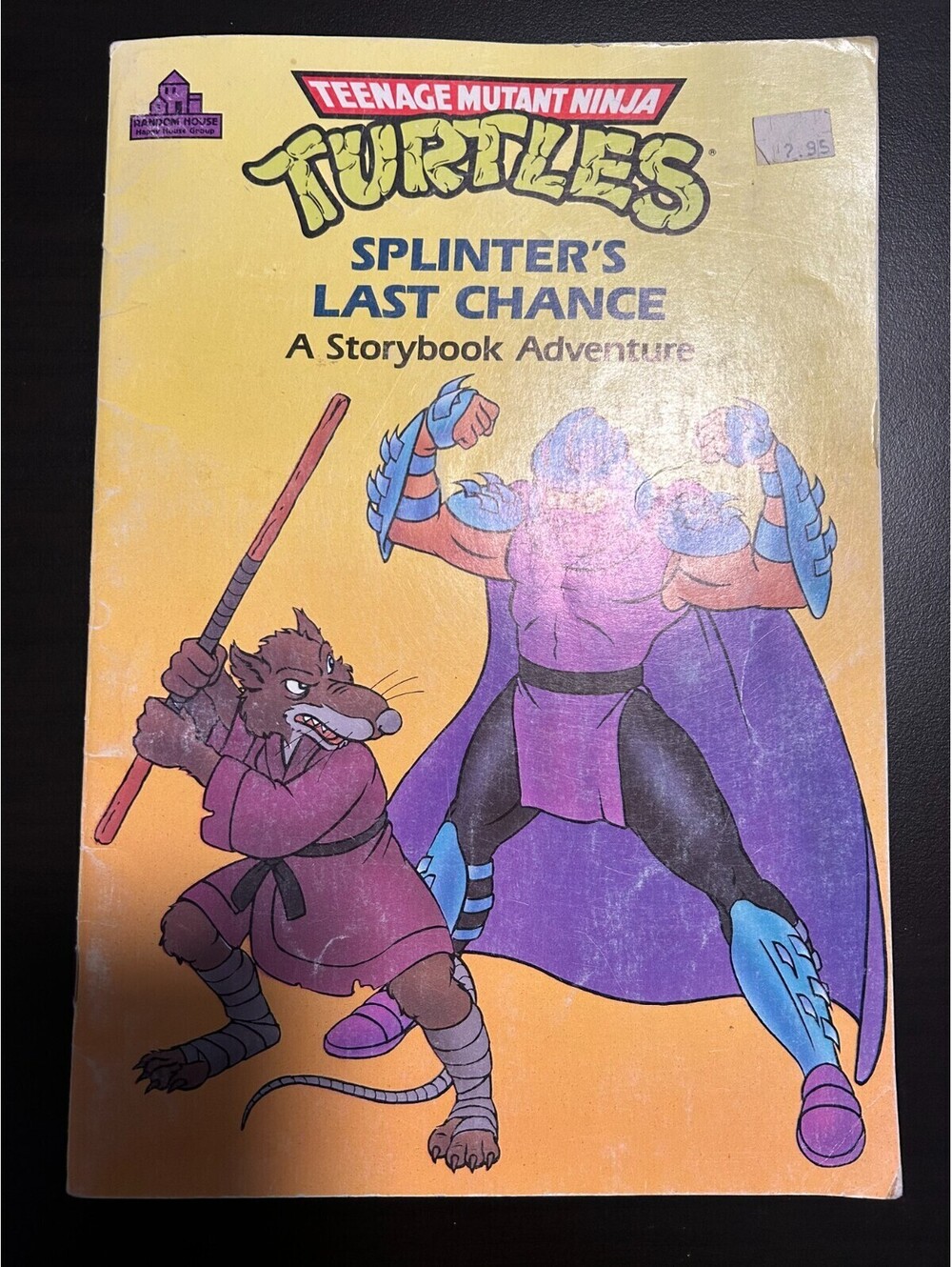 Vintage Teenage Mutant Ninja Turtles: Splinter's Last Chance Storybook Adventure